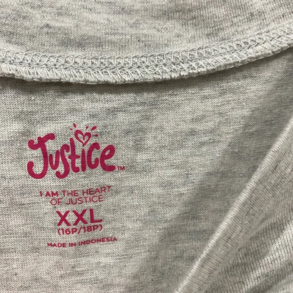 Justice Positivity Please Floral Cropped Long Sleeve Top XXL 16P/18P